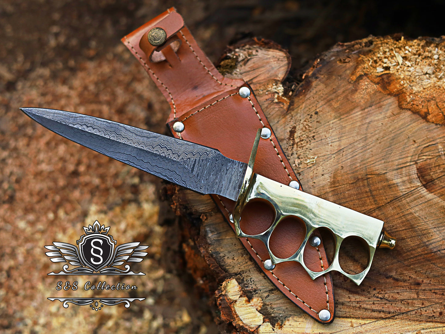 Custom forged Damascus steel handmade Hunting Gripper Knife Personalized Camping tool Groomsman Gift, Gifts For Men, Gift for dad, Outdoor Gift for Husband