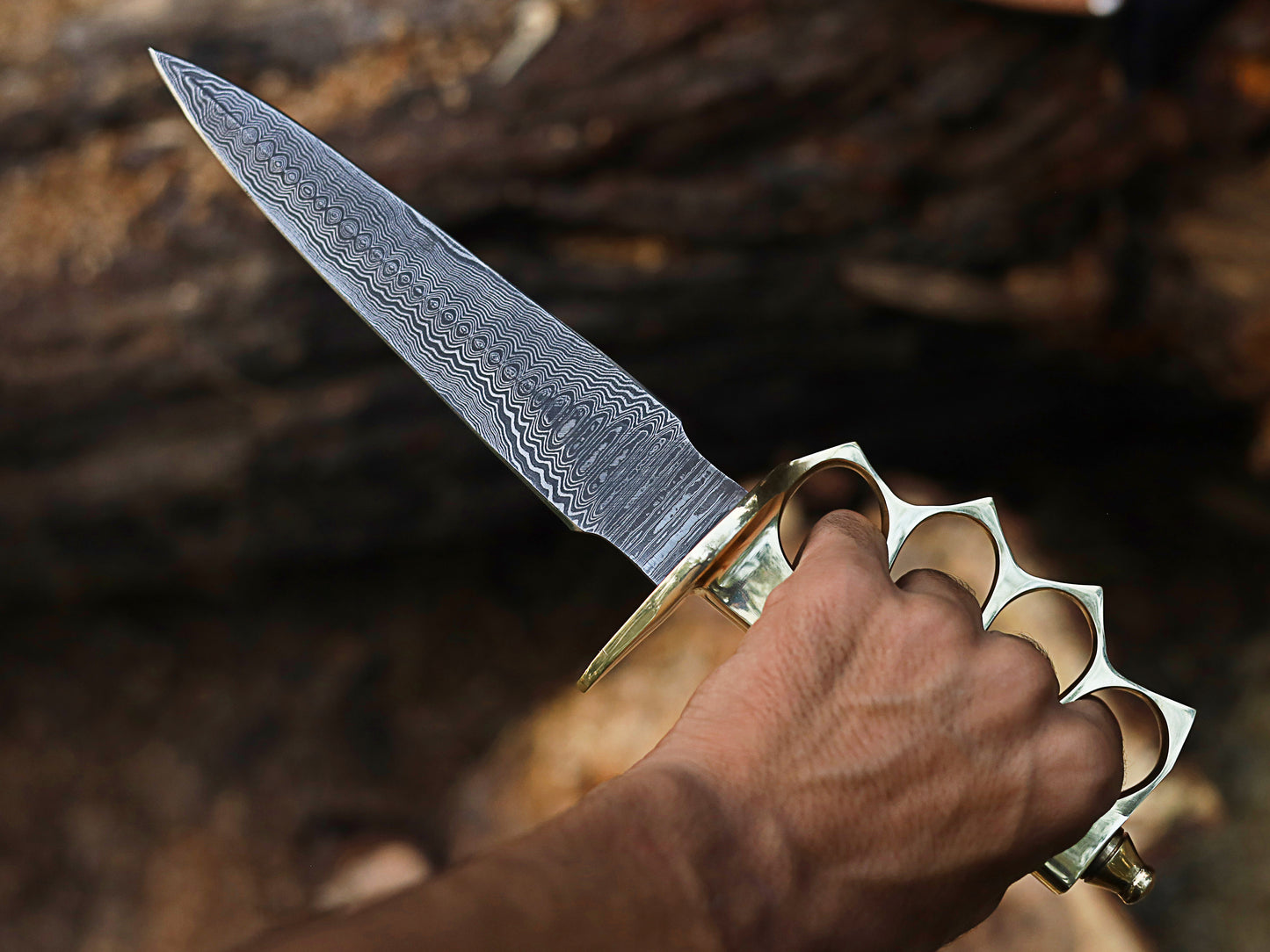 Custom forged Damascus steel handmade Hunting Gripper Knife Personalized Camping tool Groomsman Gift, Gifts For Men, Gift for dad, Outdoor Gift for Husband