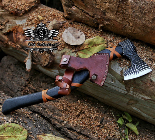 Axe, Custom Gift Hand Forged Carbon Steel VIKING AXE with Ash Wood Shaft, Wedding Gift, Axes Best Birthday & Anniversary Gift For Him