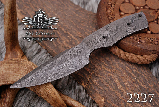 Custom forged Carbon steel handmade Hunting Blank Blade Knife Personalized Camping tool Groomsman Gift, Gifts For Men, Gift for dad, Outdoor Gift for Husband