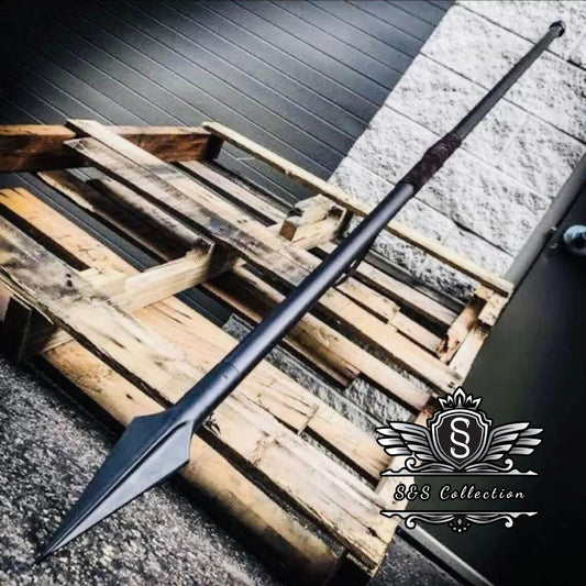 Medieval 300 Spartan Spear Hand Forged Spear Ottoman Style Viking Metal Forged Spear Reenactment Battles Viking Spear For Combat gift or him