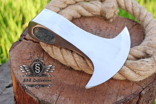 Axe, Custom Gift Hand Forged Steel VIKING AXE  Head, Wedding Gift, Axes Best Birthday & Anniversary Gift For Him