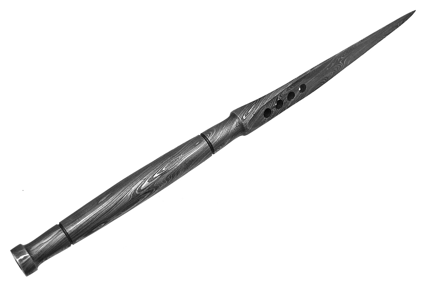 Custom Handmade Fixed Blade Damascus Wootz Ice Pick Dagger Knife