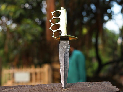 Custom forged Damascus steel handmade Hunting Gripper Knife Personalized Camping tool Groomsman Gift, Gifts For Men, Gift for dad, Outdoor Gift for Husband