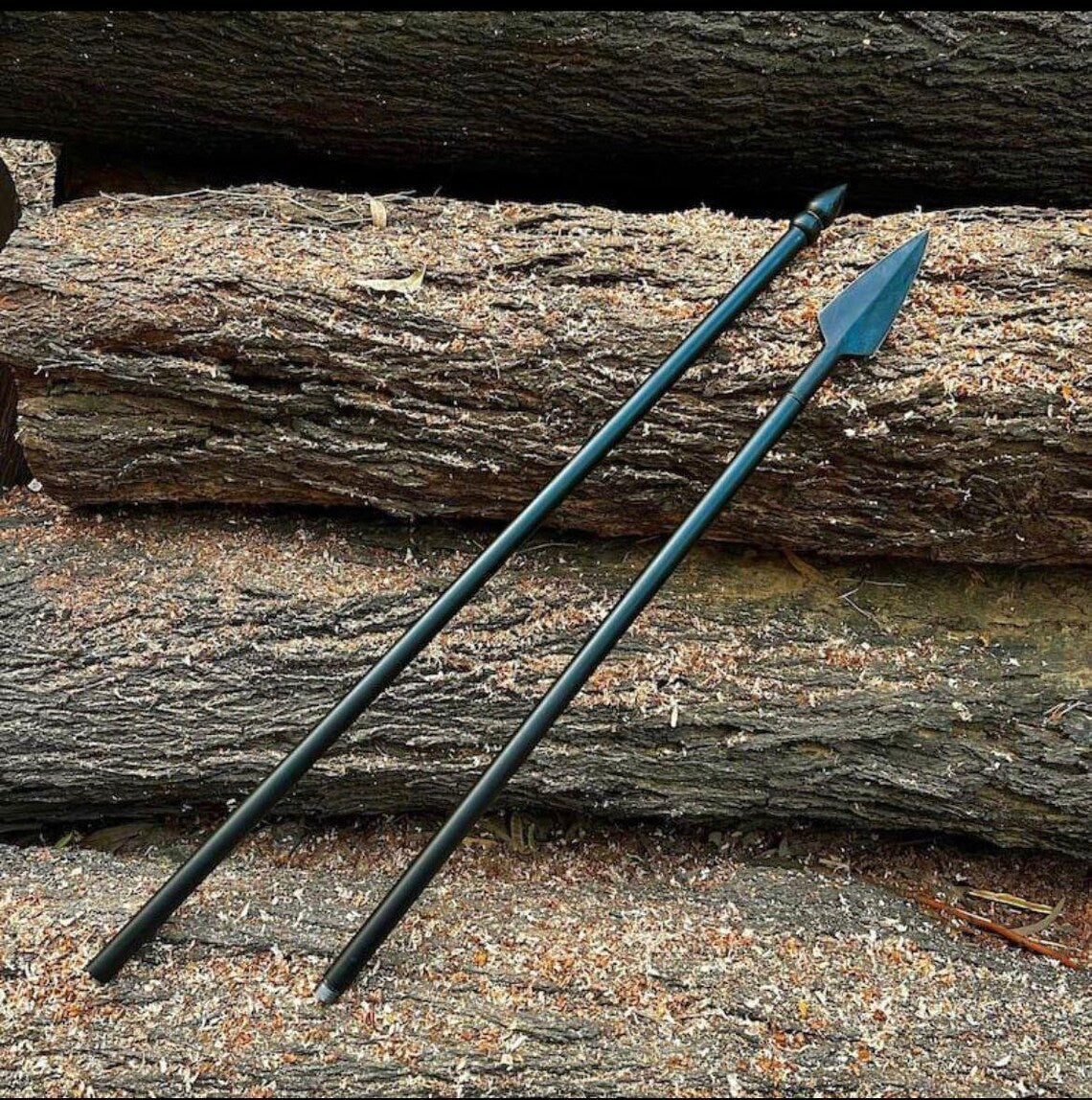 Medieval 300 Spartan Spear Hand Forged Spear Ottoman Style Viking Metal Forged Spear Reenactment Battles Viking Spear For Combat gift or him